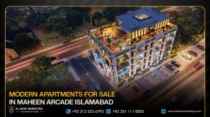 Modern Apartments for Sale in Maheen Arcade Islamabad