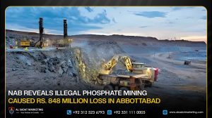 NAB Reveals Illegal Phosphate Mining Caused Rs. 848 Million Loss in Abbottabad