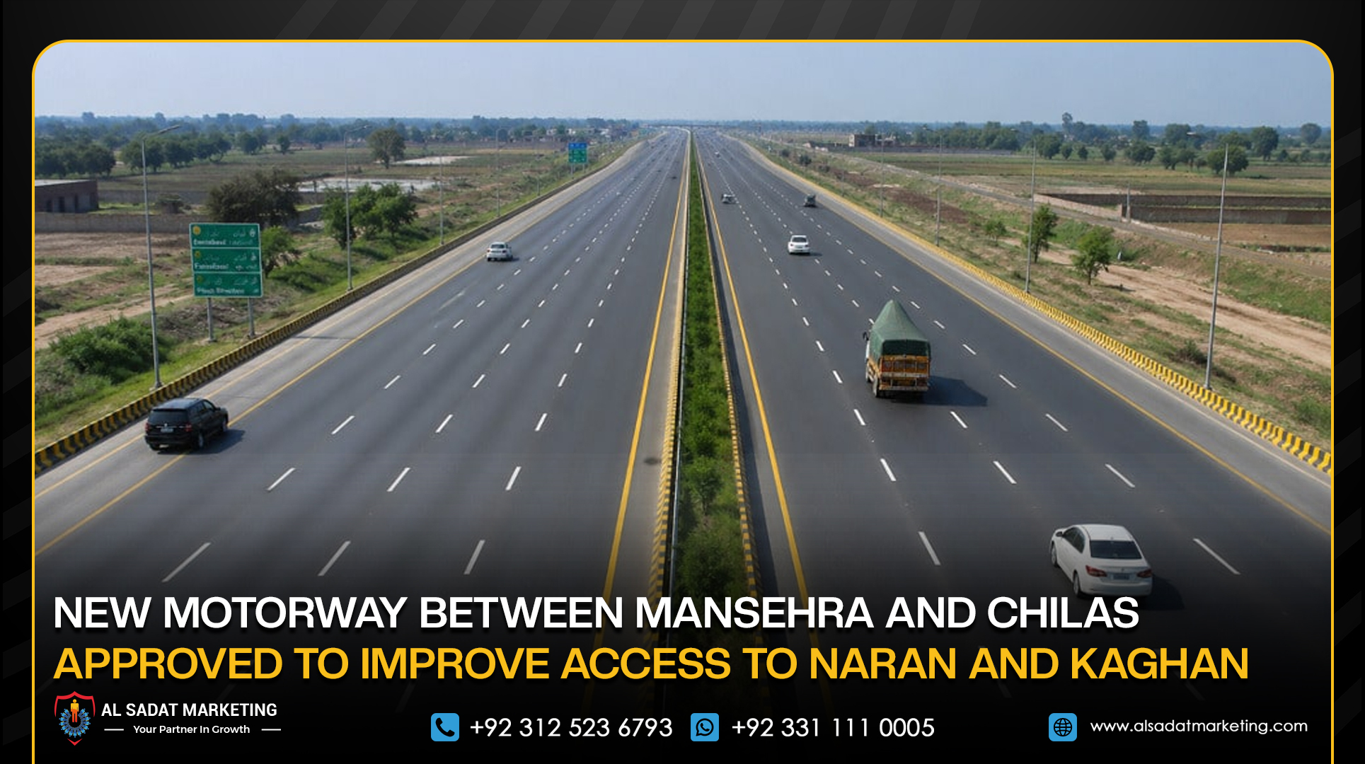 New Motorway Between Mansehra and Chilas Approved to Improve Access to Naran and Kaghan