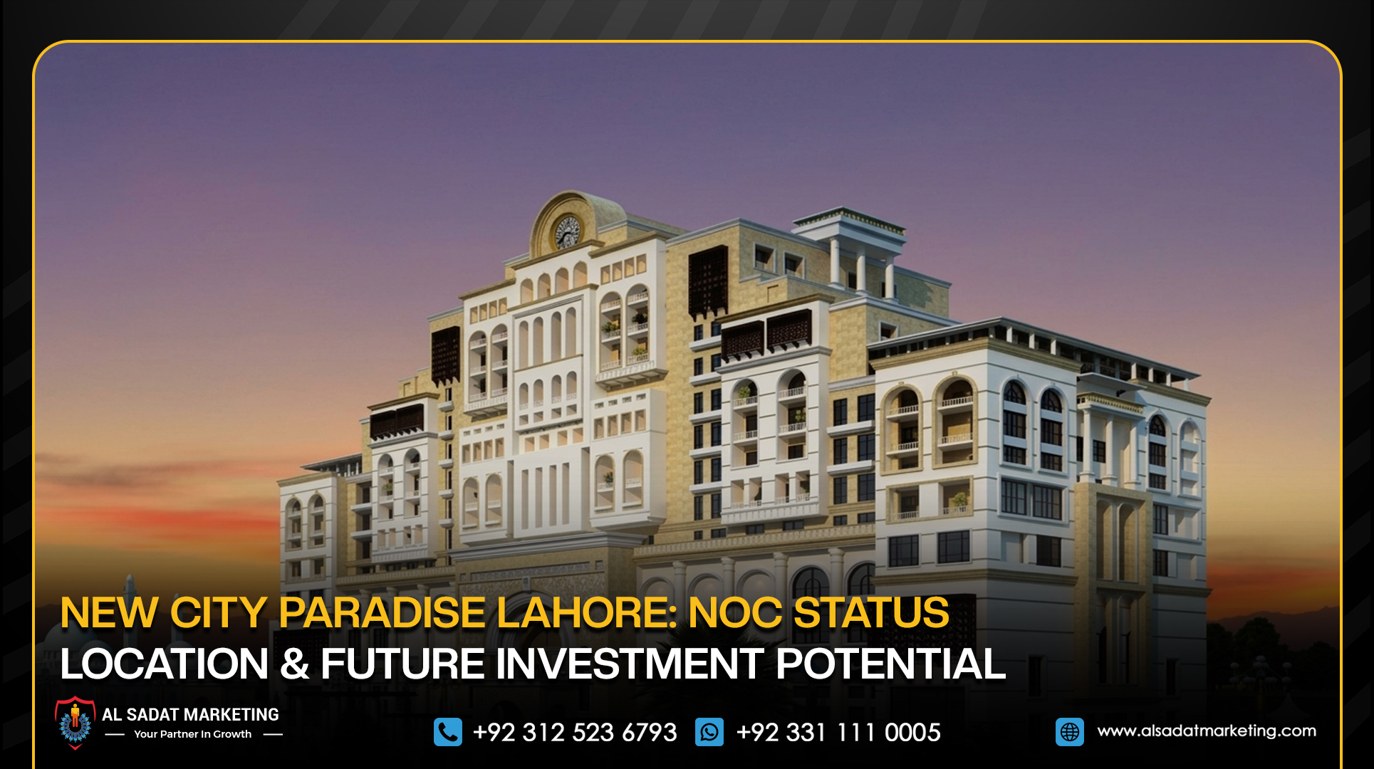 New City Paradise Lahore: NOC Status, Location & Future Investment Potential