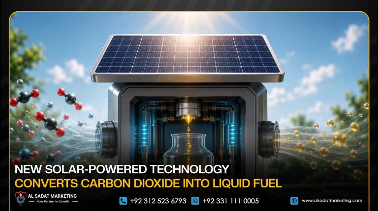 New Solar-Powered Technology Converts Carbon Dioxide Into Liquid Fuel