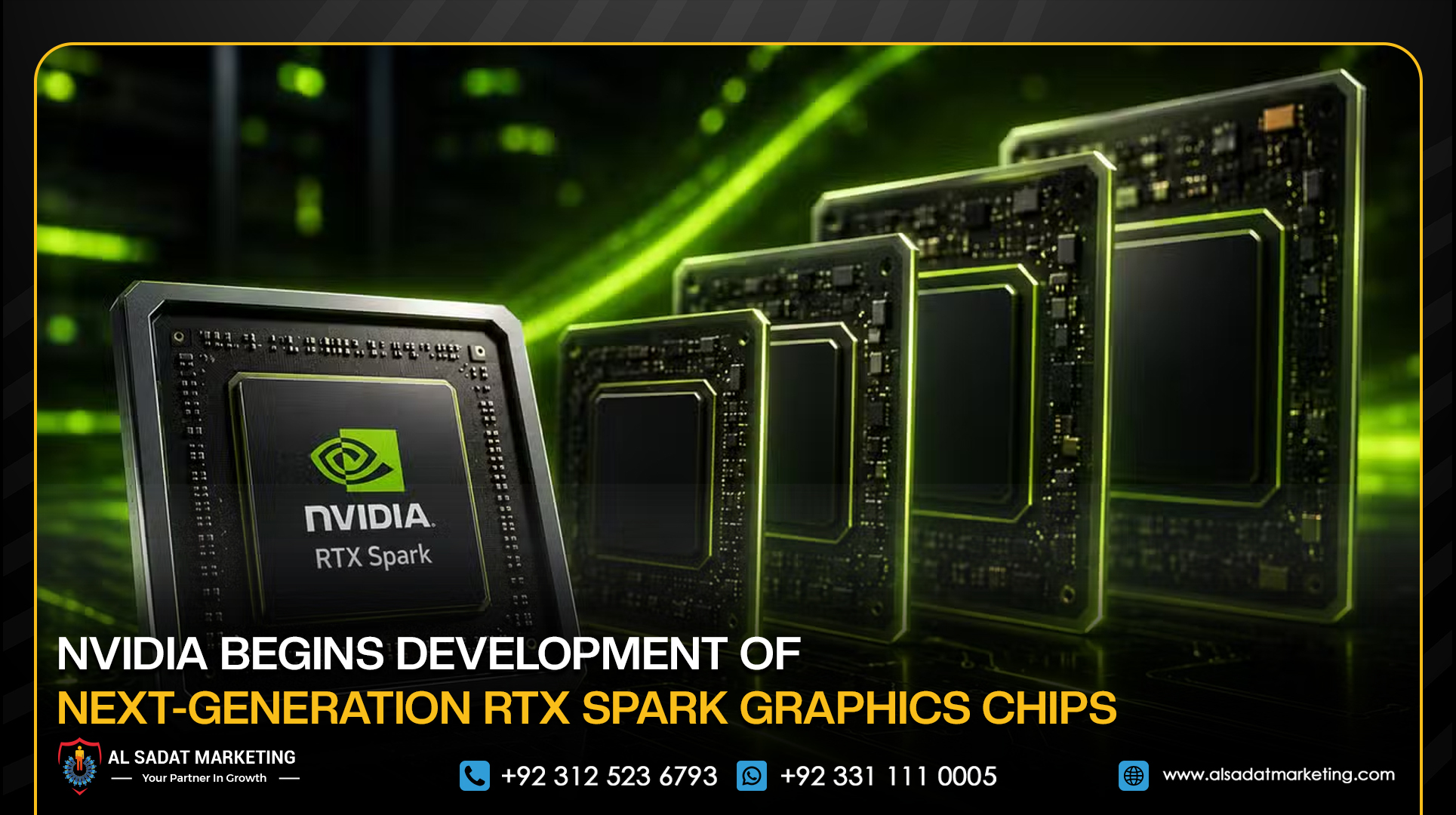 Nvidia Begins Development of Next-Generation RTX Spark Graphics Chips