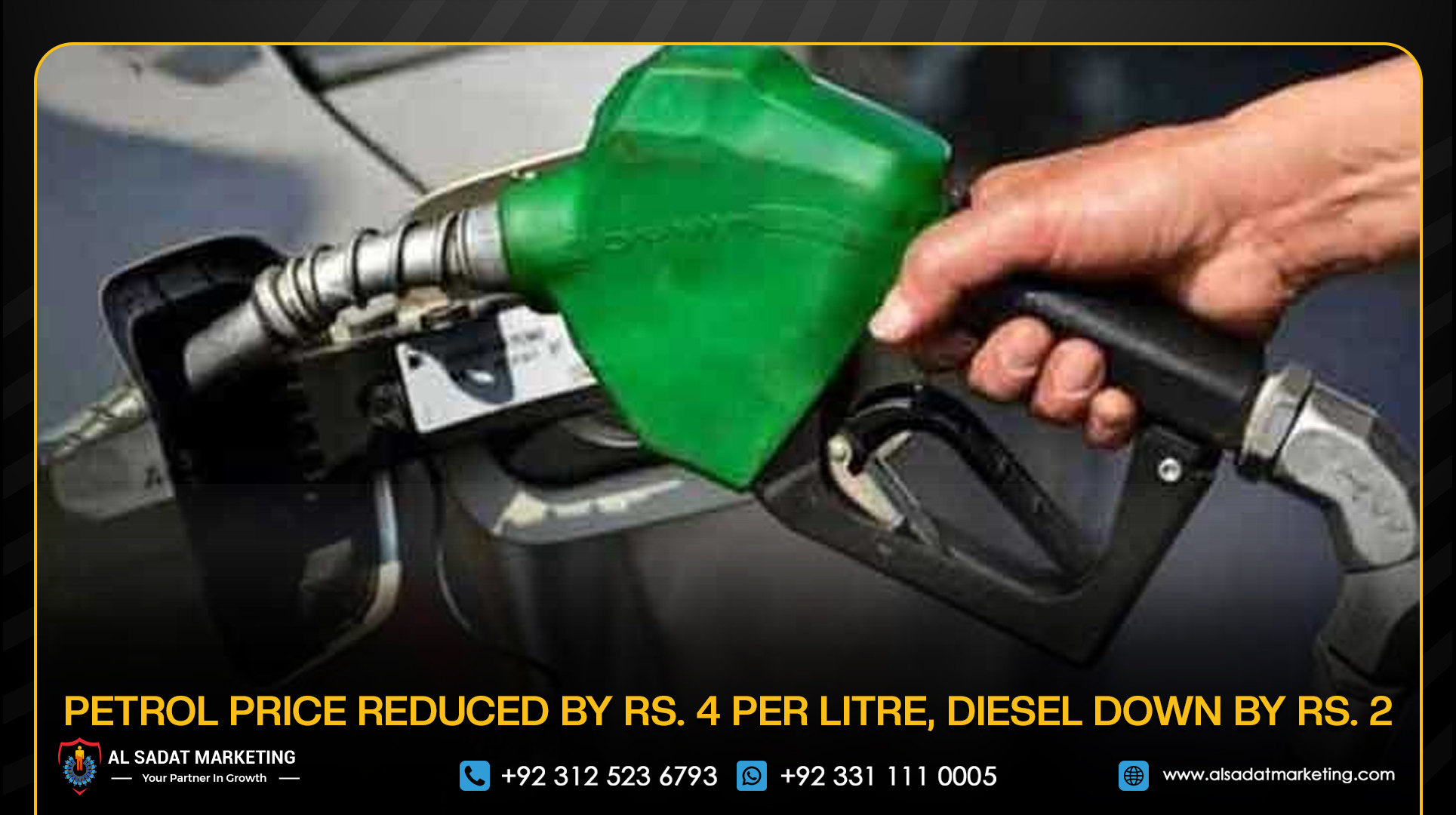 Petrol Price Reduced by Rs. 4 Per Litre, Diesel Down by Rs. 2