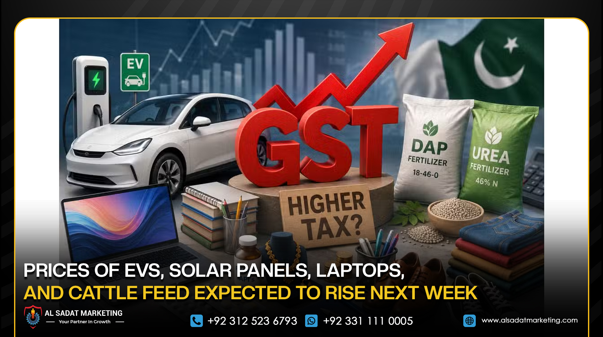 Prices of EVs, Solar Panels, Laptops, and Cattle Feed Expected to Rise Next Week