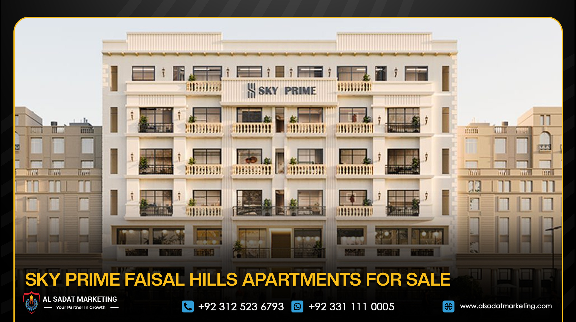 Sky Prime Faisal Hills Apartments for Sale