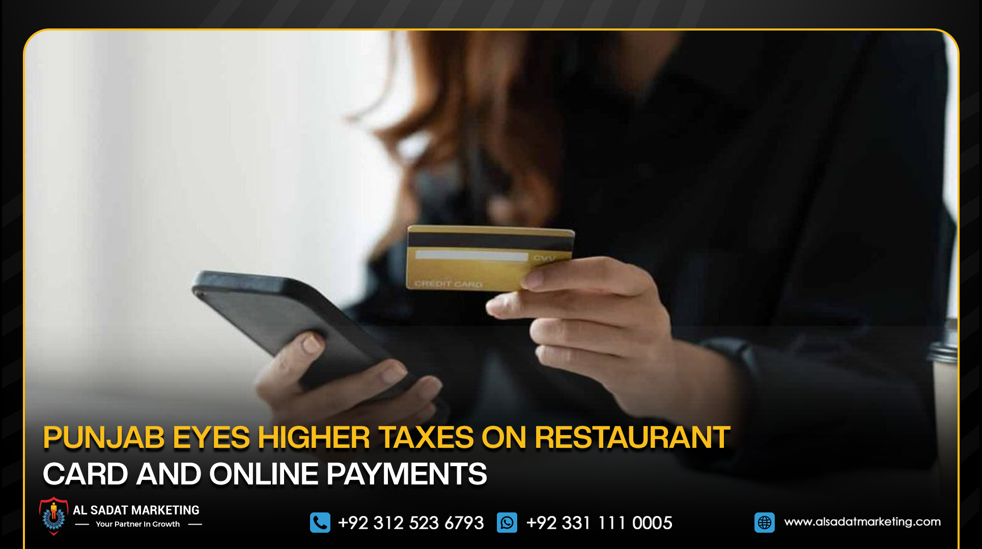 Punjab Eyes Higher Taxes on Restaurant Card and Online Payments