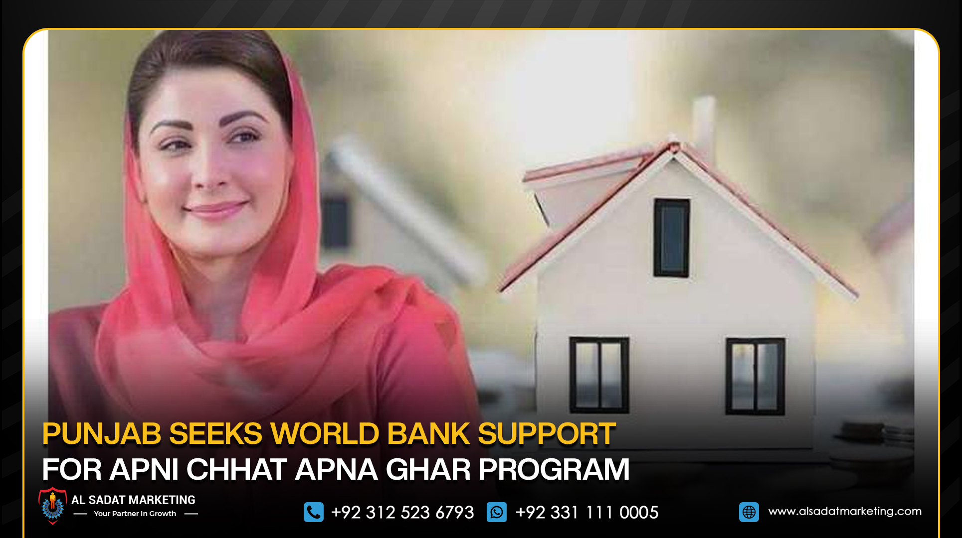 Punjab Seeks World Bank Support for Apni Chhat Apna Ghar Program