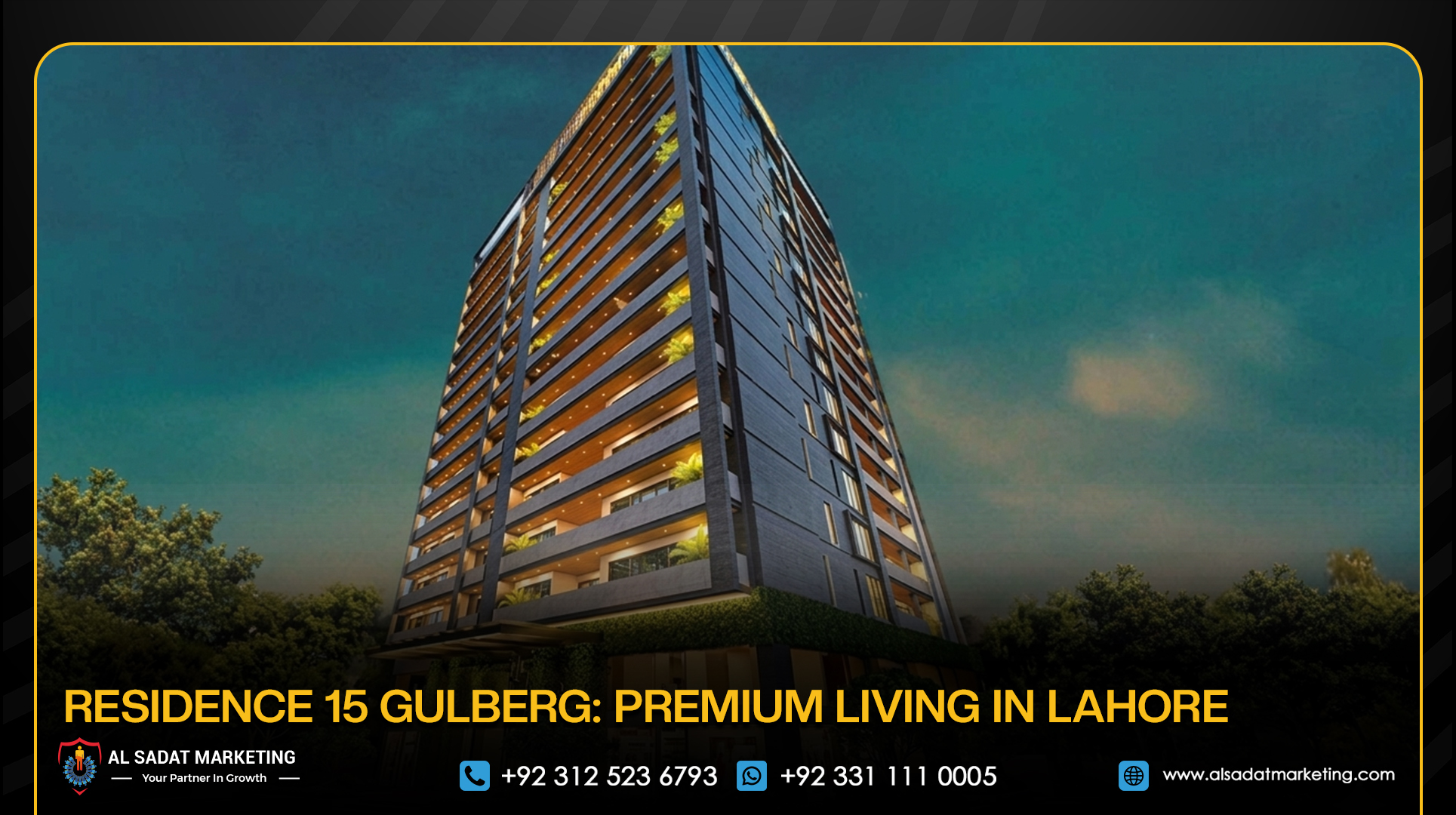 Residence 15 Gulberg: Premium Living in Lahore