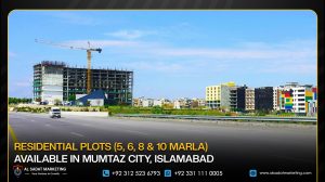 Residential Plots (5, 6, 8 & 10 Marla) Available in Mumtaz City, Islamabad