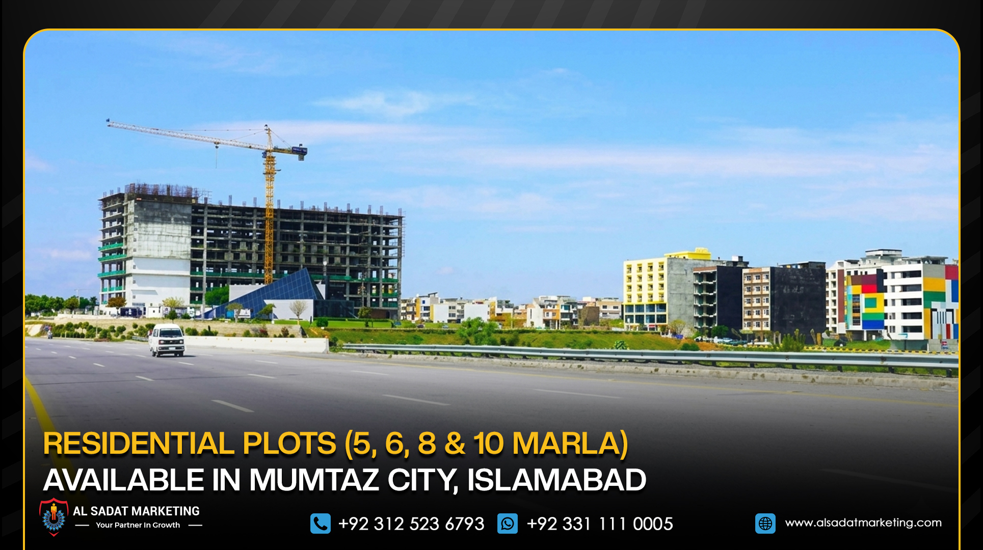 Residential Plots (5, 6, 8 & 10 Marla) Available in Mumtaz City, Islamabad