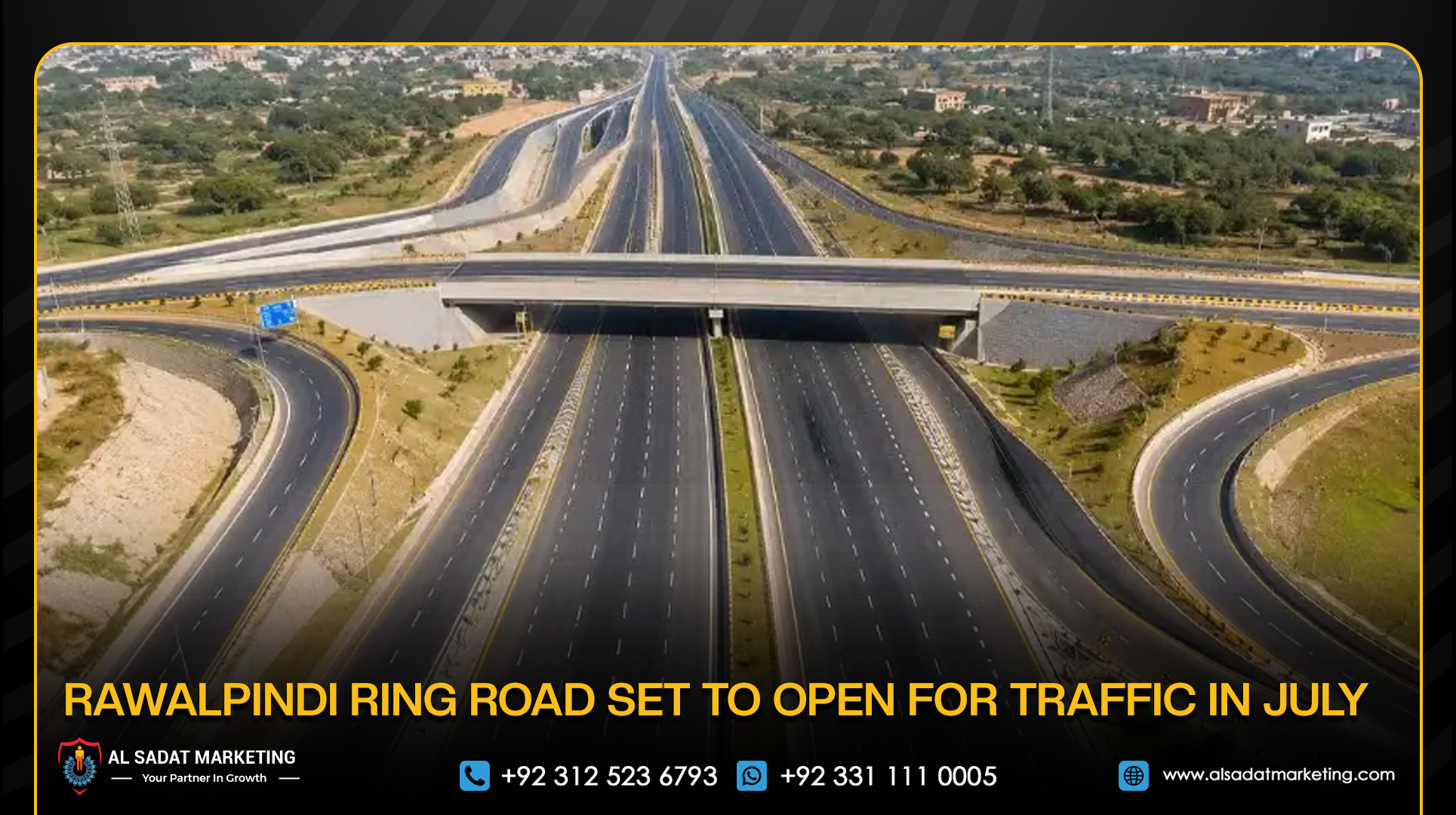 Rawalpindi Ring Road Set to Open for Traffic in July