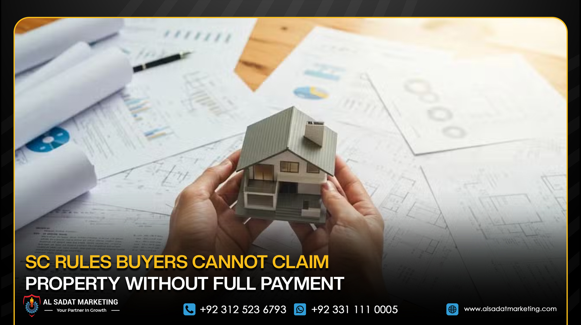 SC Rules Buyers Cannot Claim Property Without Full Payment