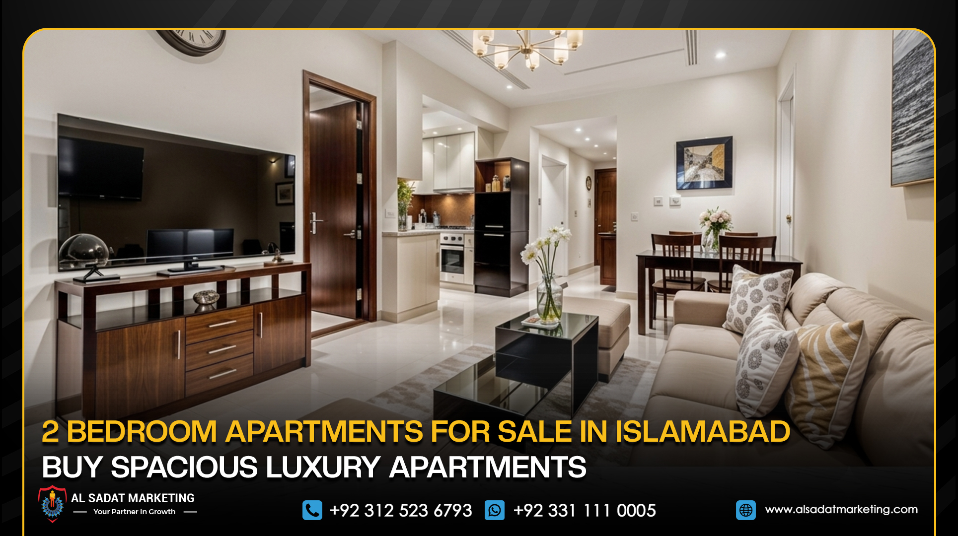 2 Bedroom Apartments for Sale in Islamabad | Buy Spacious Luxury Apartments