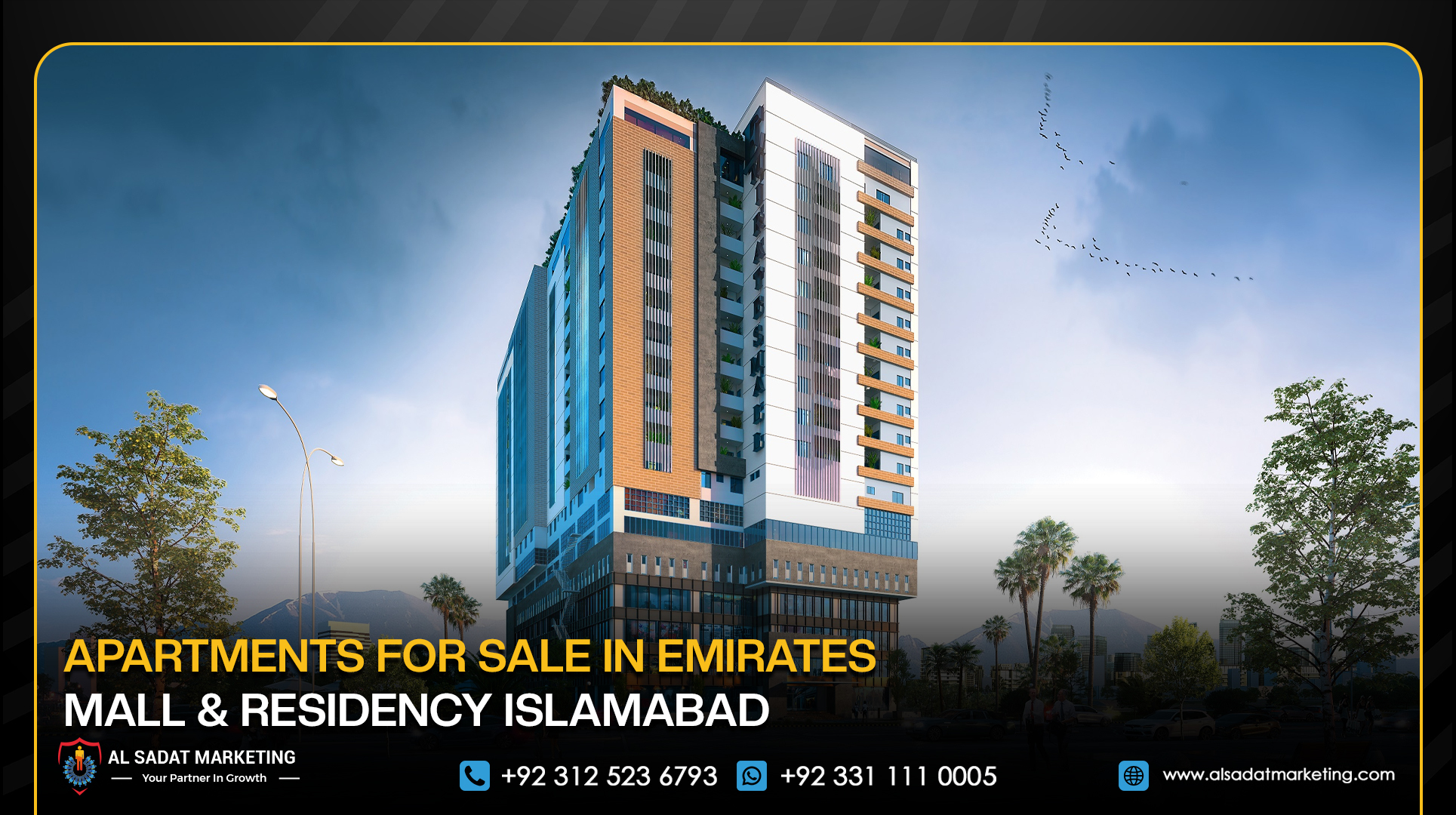Apartments for Sale in Emirates Mall & Residency Islamabad