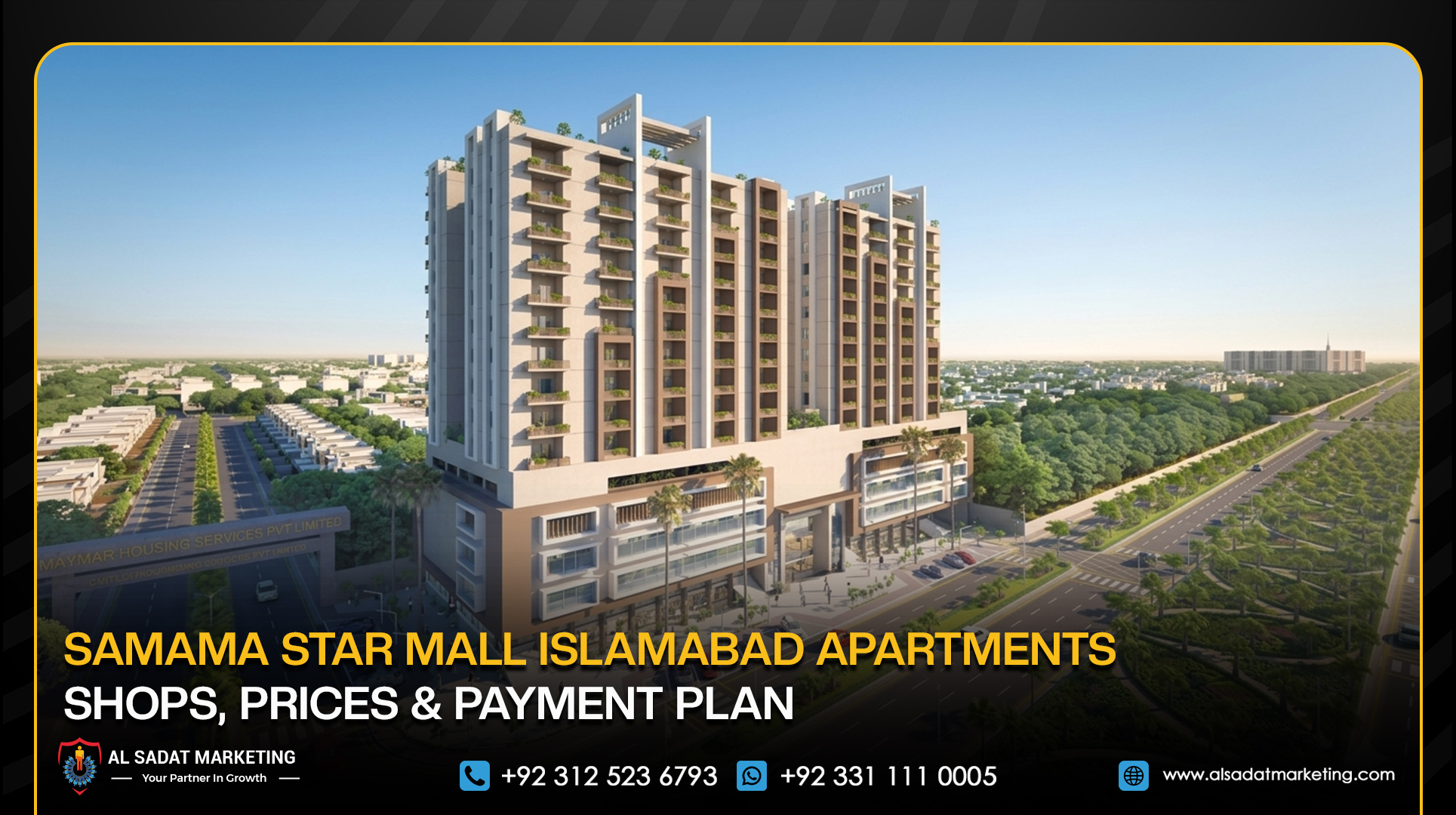 Samama Star Mall Islamabad: Apartments, Shops, Prices & Payment Plan