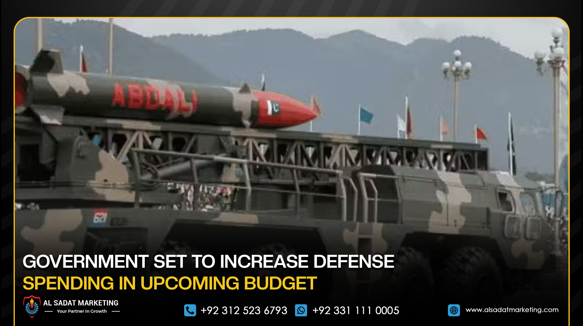 Government Set to Increase Defense Spending in Upcoming Budget