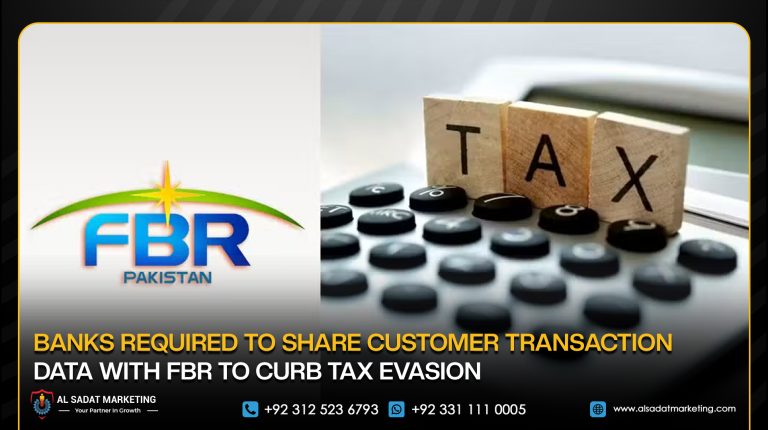 Banks Required to Share Customer Transaction Data with FBR to Curb Tax Evasion