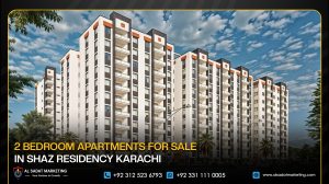 2 Bedroom Apartments for Sale in Shaz Residency Karachi