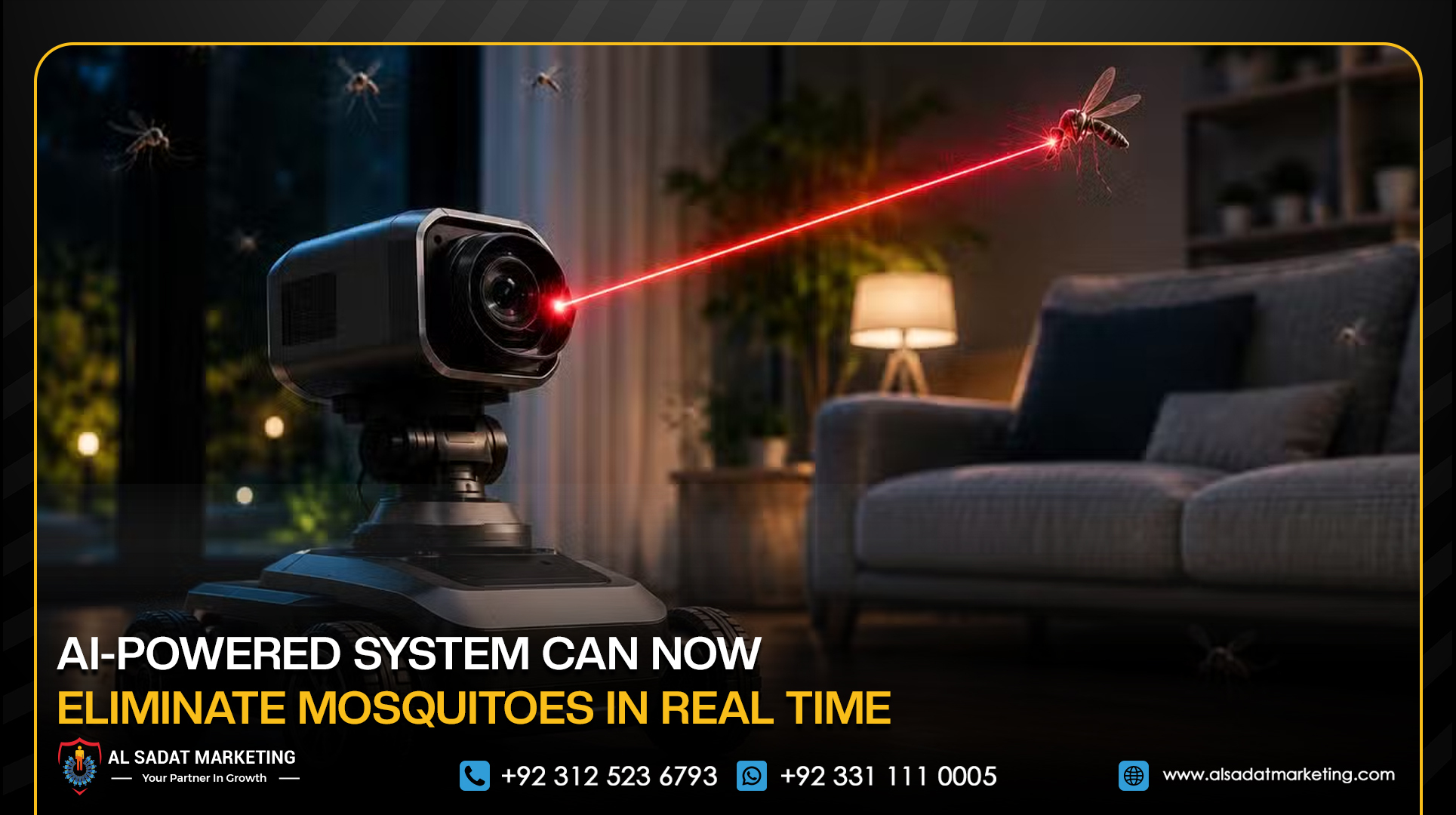 AI-Powered System Can Now Eliminate Mosquitoes in Real Time