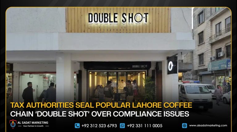 Tax Authorities Seal Popular Lahore Coffee Chain ‘Double Shot’ Over Compliance Issues