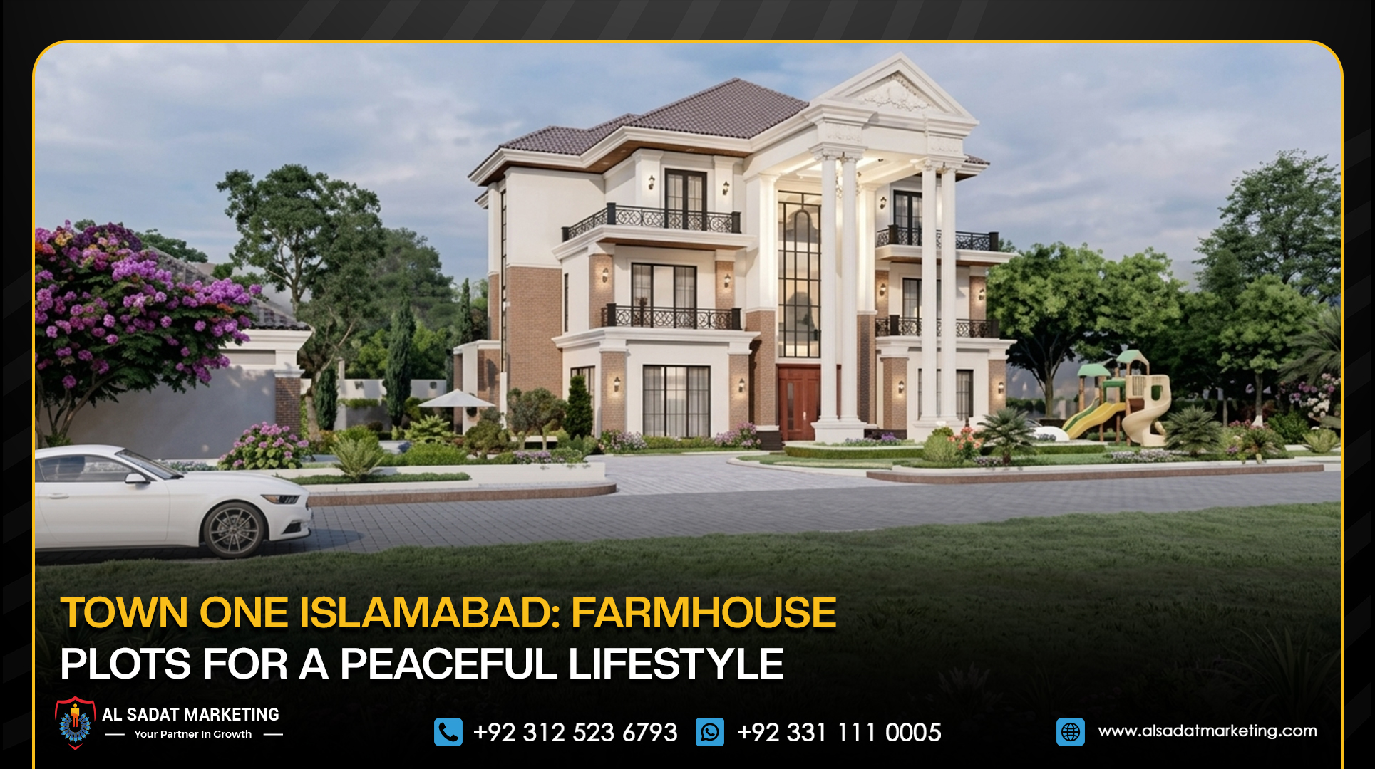 Town One Islamabad: Farmhouse Plots for a Peaceful Lifestyle