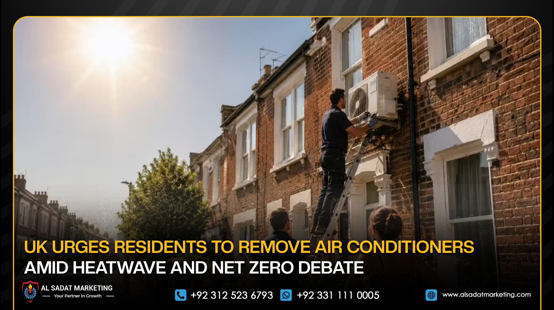 UK Urges Residents to Remove Air Conditioners Amid Heatwave and Net Zero Debate