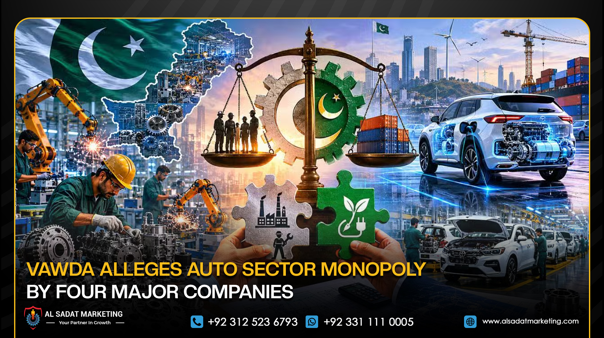 Vawda Alleges Auto Sector Monopoly by Four Major Companies