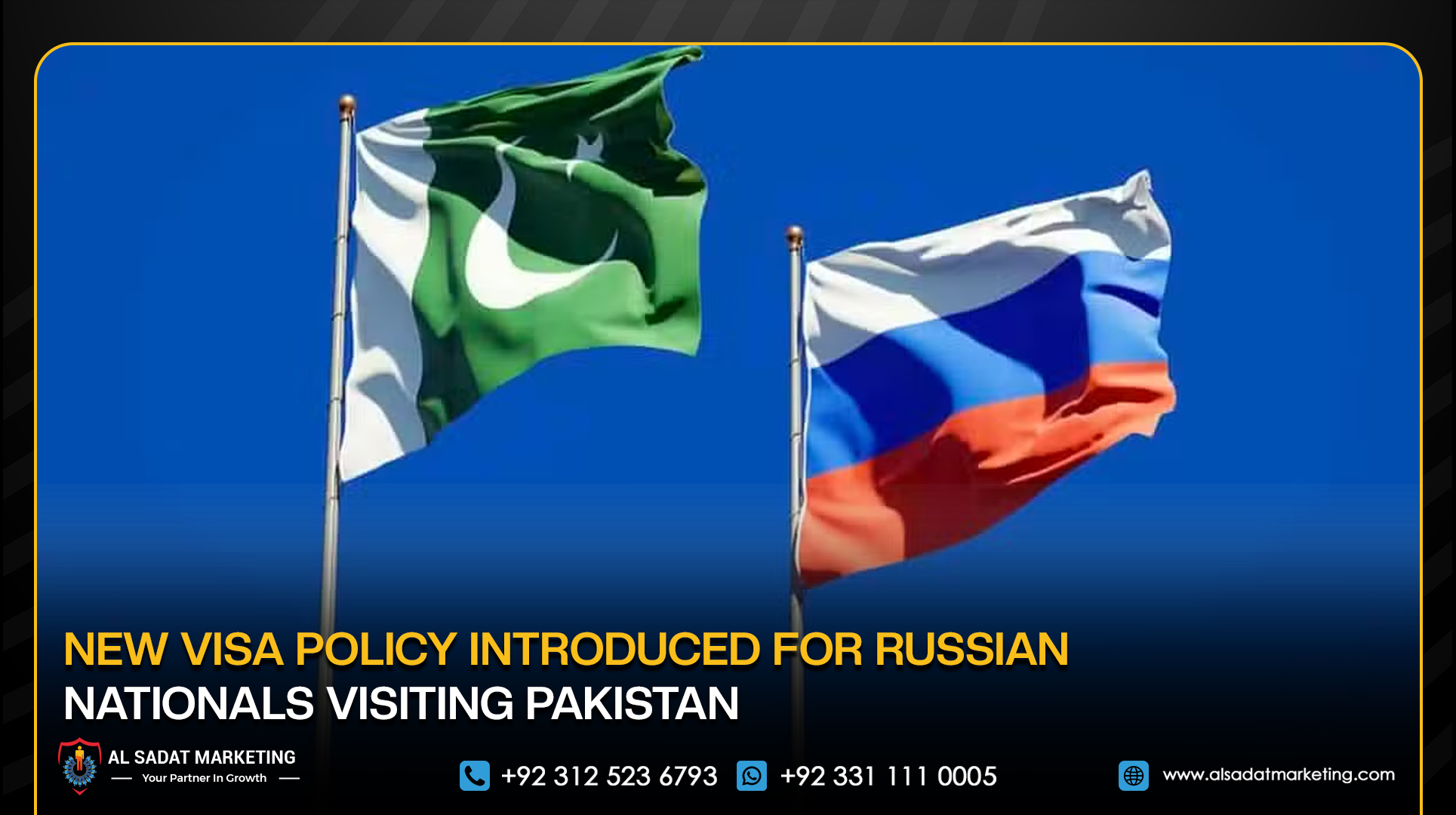 New Visa Policy Introduced for Russian Nationals Visiting Pakistan