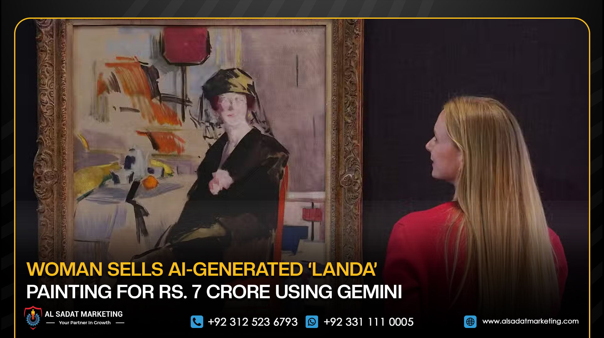 Woman Sells AI-Generated ‘Landa’ Painting for Rs. 7 Crore Using Gemini