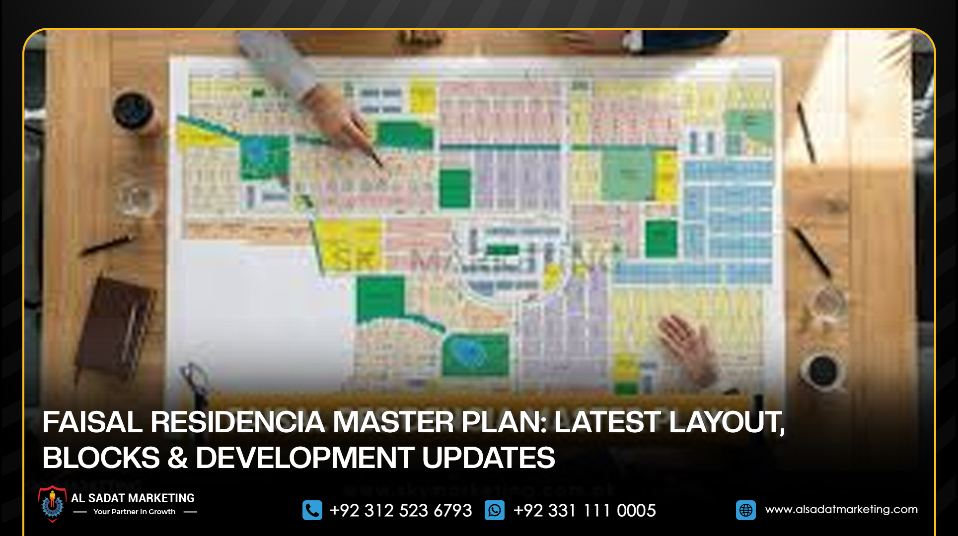 Faisal Residencia Master Plan: Latest Layout, Blocks & Development Updates