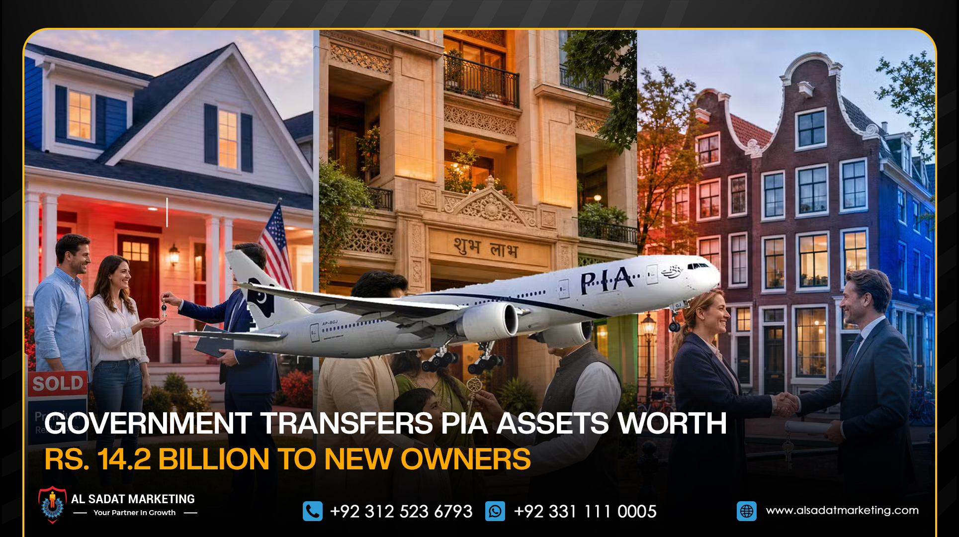 Government Transfers PIA Assets Worth Rs. 14.2 Billion to New Owners