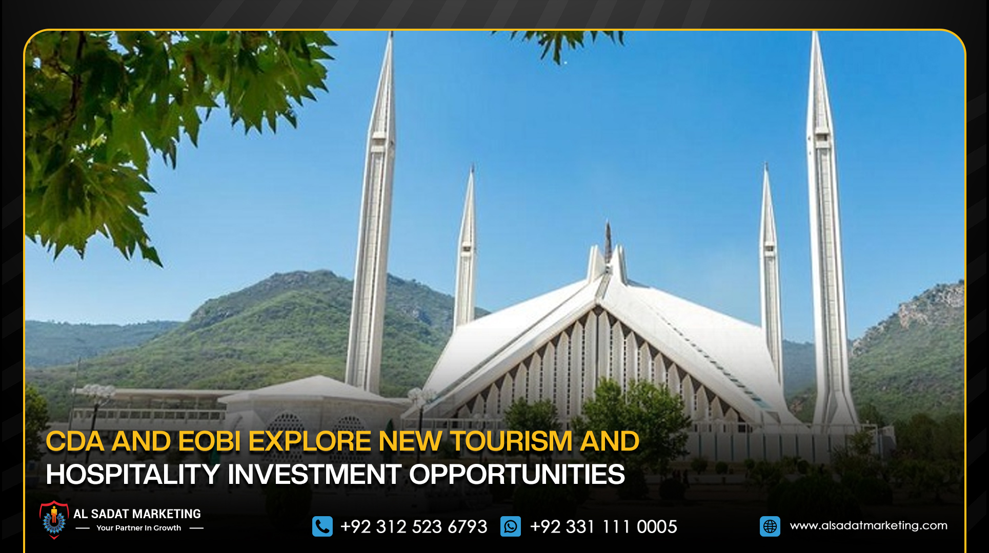 CDA and EOBI Explore New Tourism and Hospitality Investment Opportunities