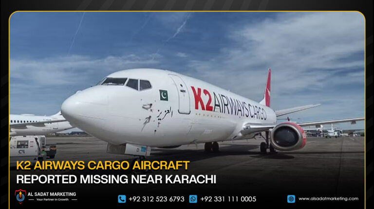 K2 Airways Cargo Aircraft Reported Missing Near Karachi