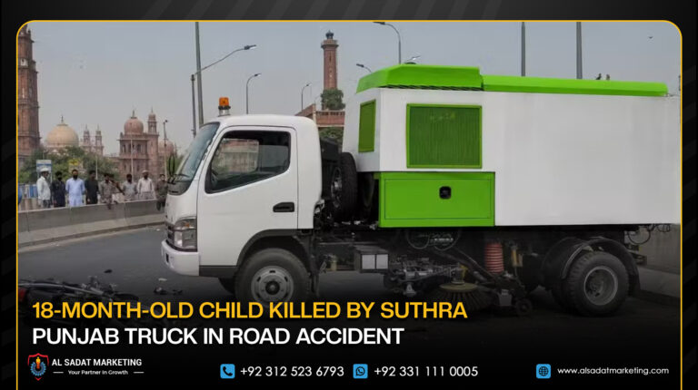 18-Month-Old Child Killed by Suthra Punjab Truck in Road Accident