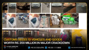 Customs Seizes 13 Vehicles and Goods Worth Rs. 200 Million in Major Crackdown