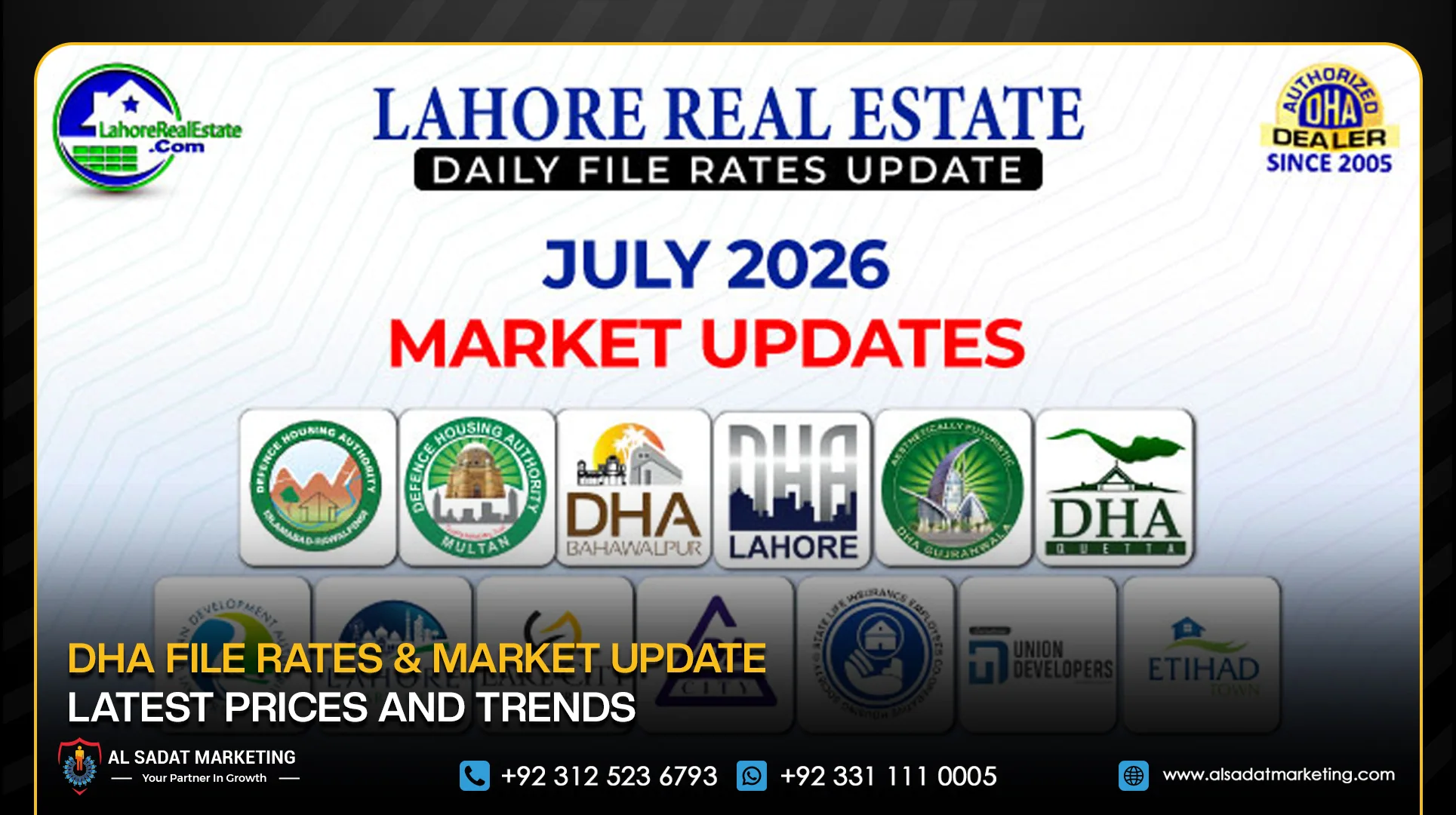 DHA File Rates & Market Update: Latest Prices and Trends