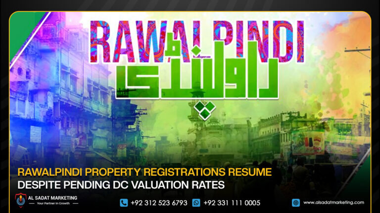Rawalpindi Property Registrations Resume Despite Pending DC Valuation Rates