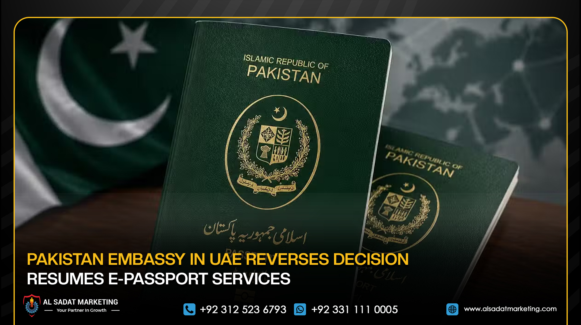 Pakistan Embassy in UAE Reverses Decision, Resumes E-Passport Services