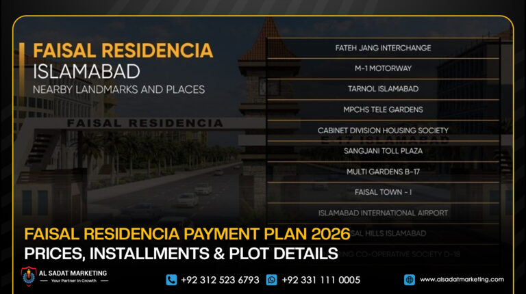 Faisal Residencia Payment Plan 2026: Prices, Installments & Plot Details