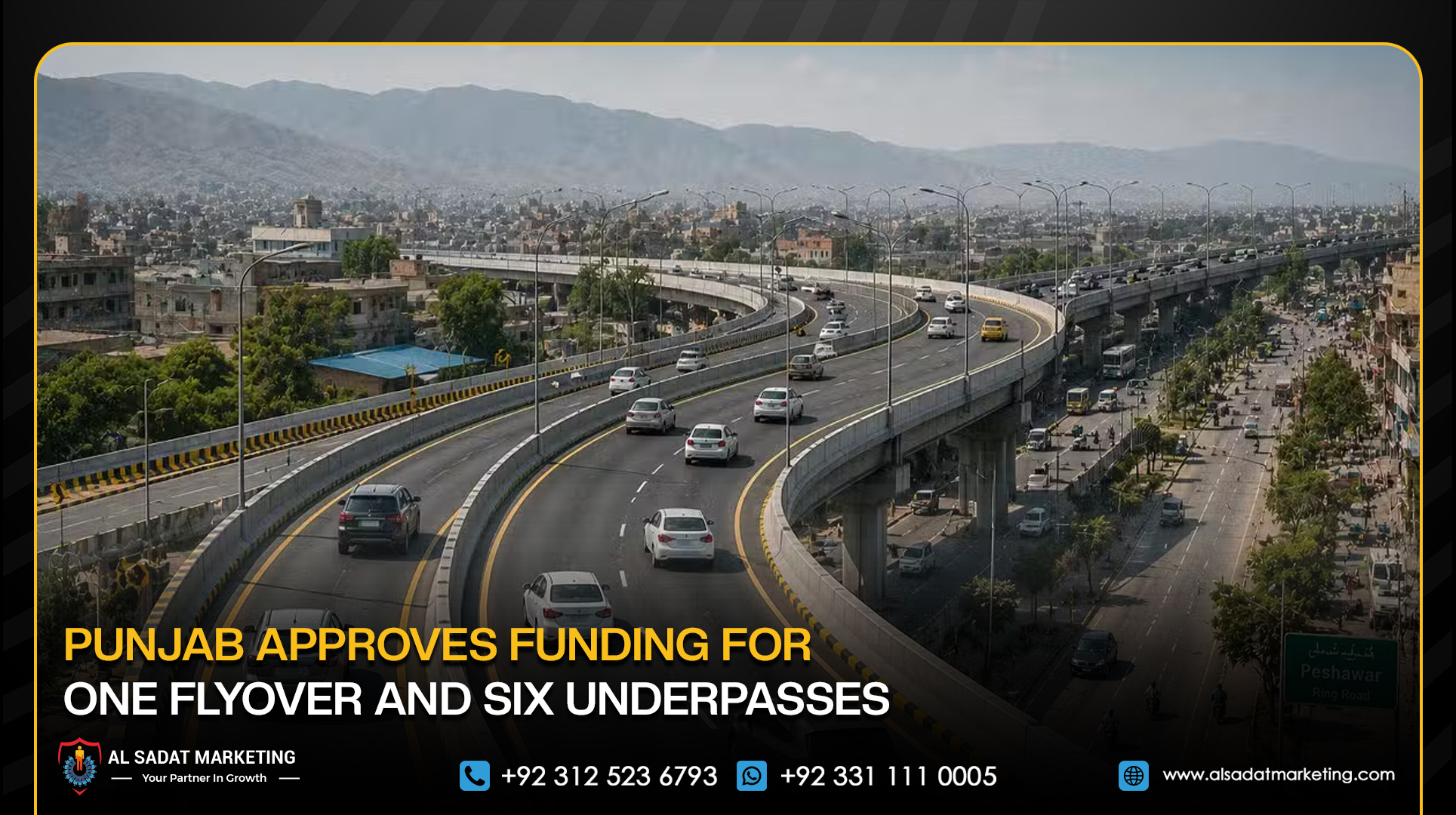 Punjab Approves Funding for One Flyover and Six Underpasses