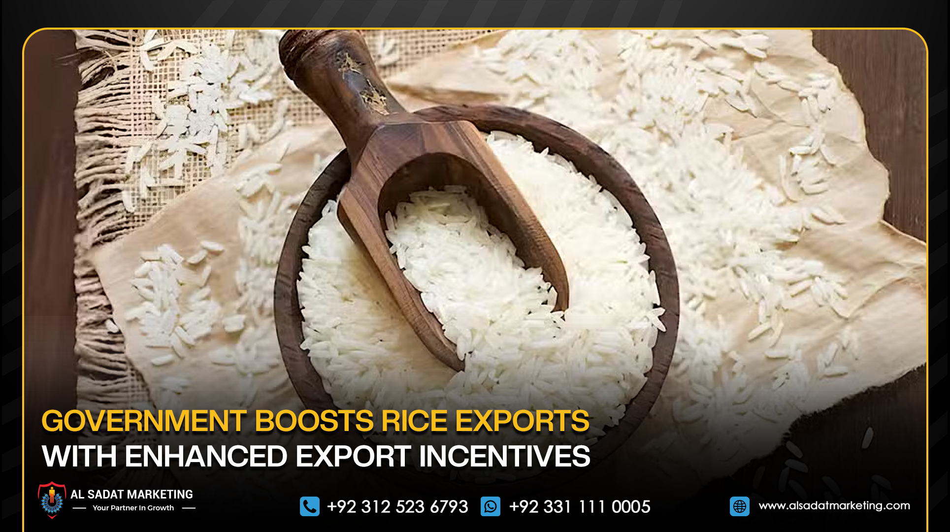 Government Boosts Rice Exports with Enhanced Export Incentives
