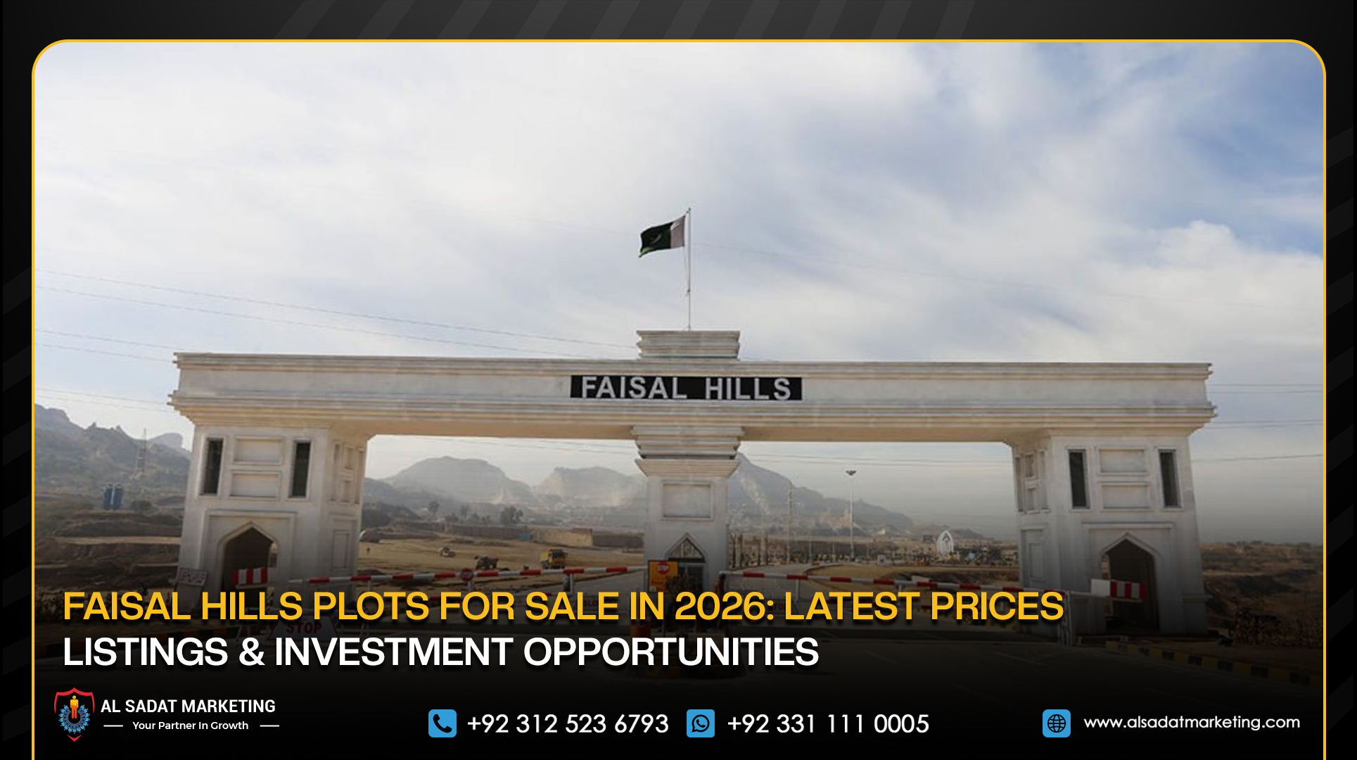 Faisal Hills Plots for Sale in 2026: Latest Prices, Listings & Investment Opportunities