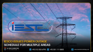 IESCO Issues Power Outage Schedule for Multiple Areas