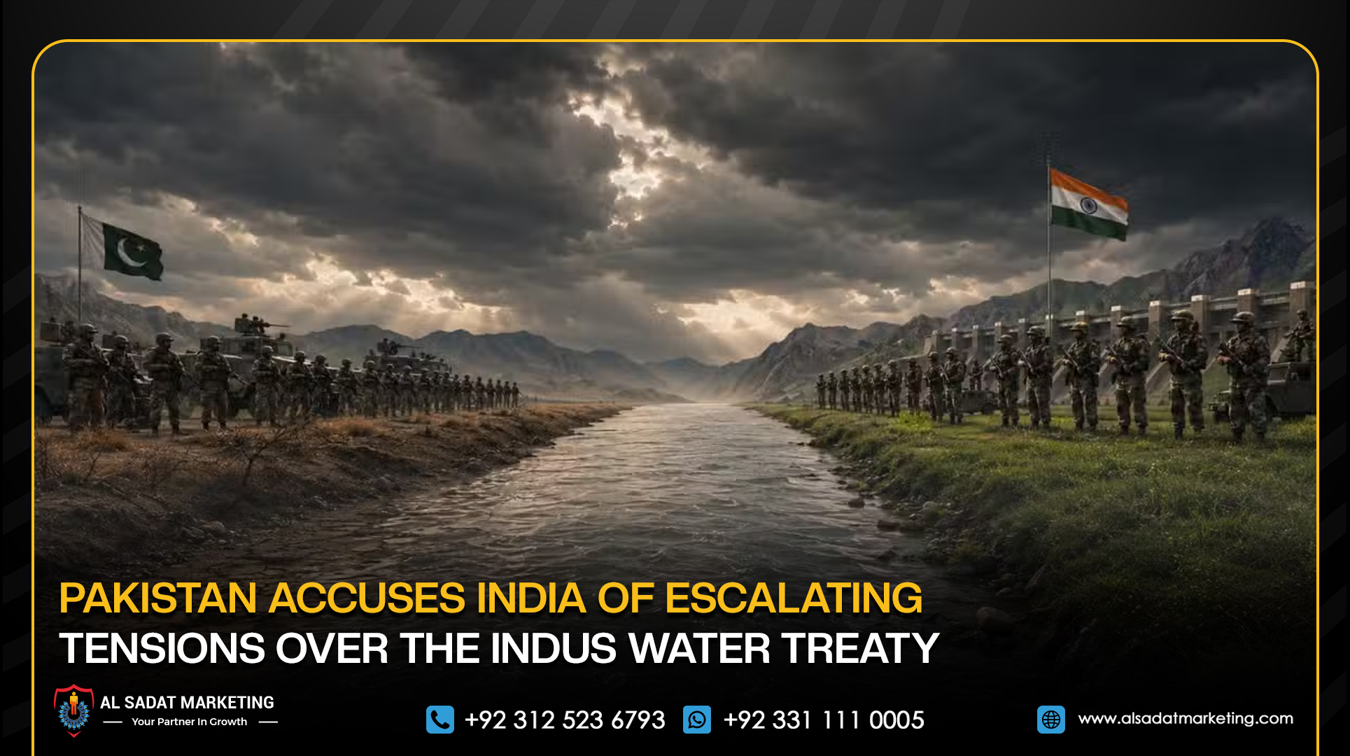 Pakistan Accuses India of Escalating Tensions Over the Indus Water Treaty