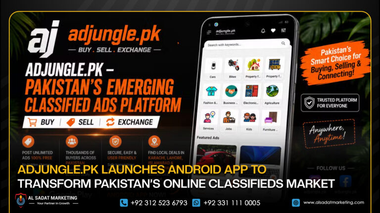 Adjungle.pk Launches Android App to Transform Pakistan’s Online Classifieds Market