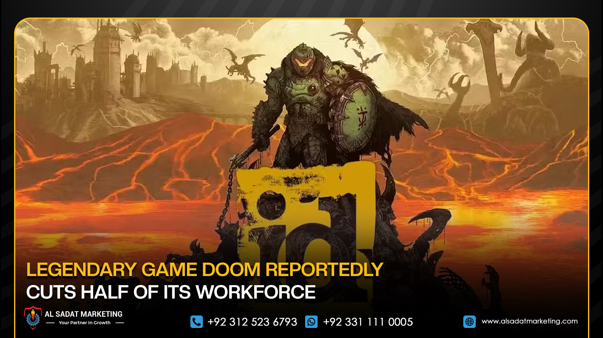 Legendary Game Doom Reportedly Cuts Half of Its Workforce