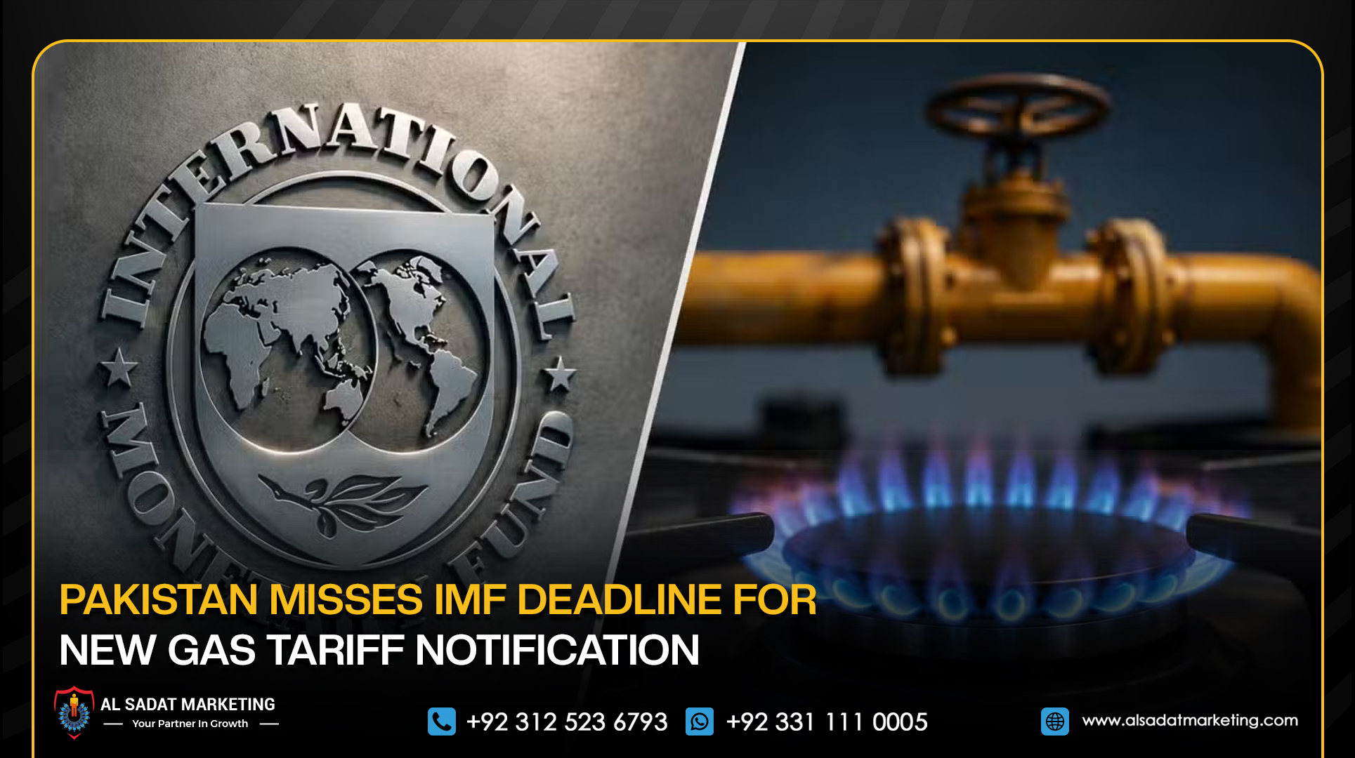 Pakistan Misses IMF Deadline for New Gas Tariff Notification