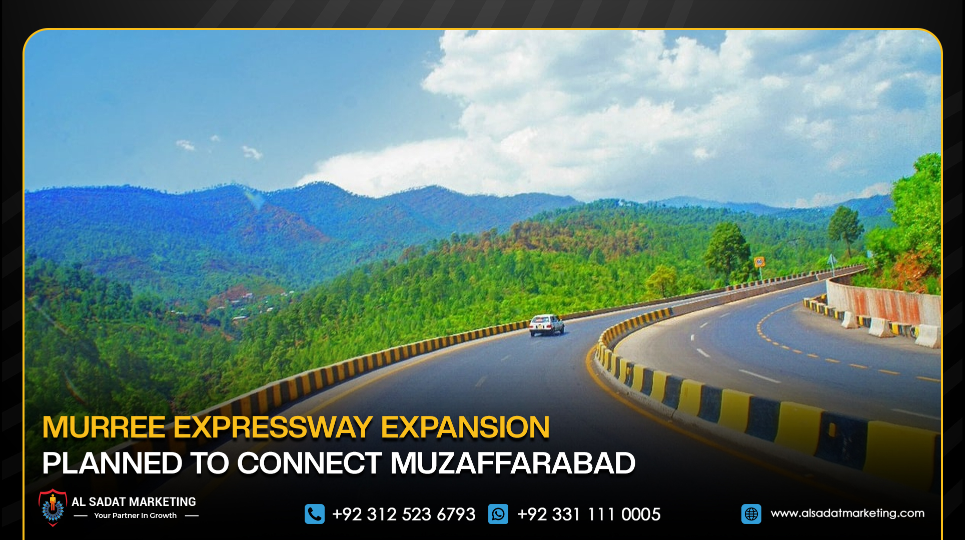 Murree Expressway Expansion Planned to Connect Muzaffarabad
