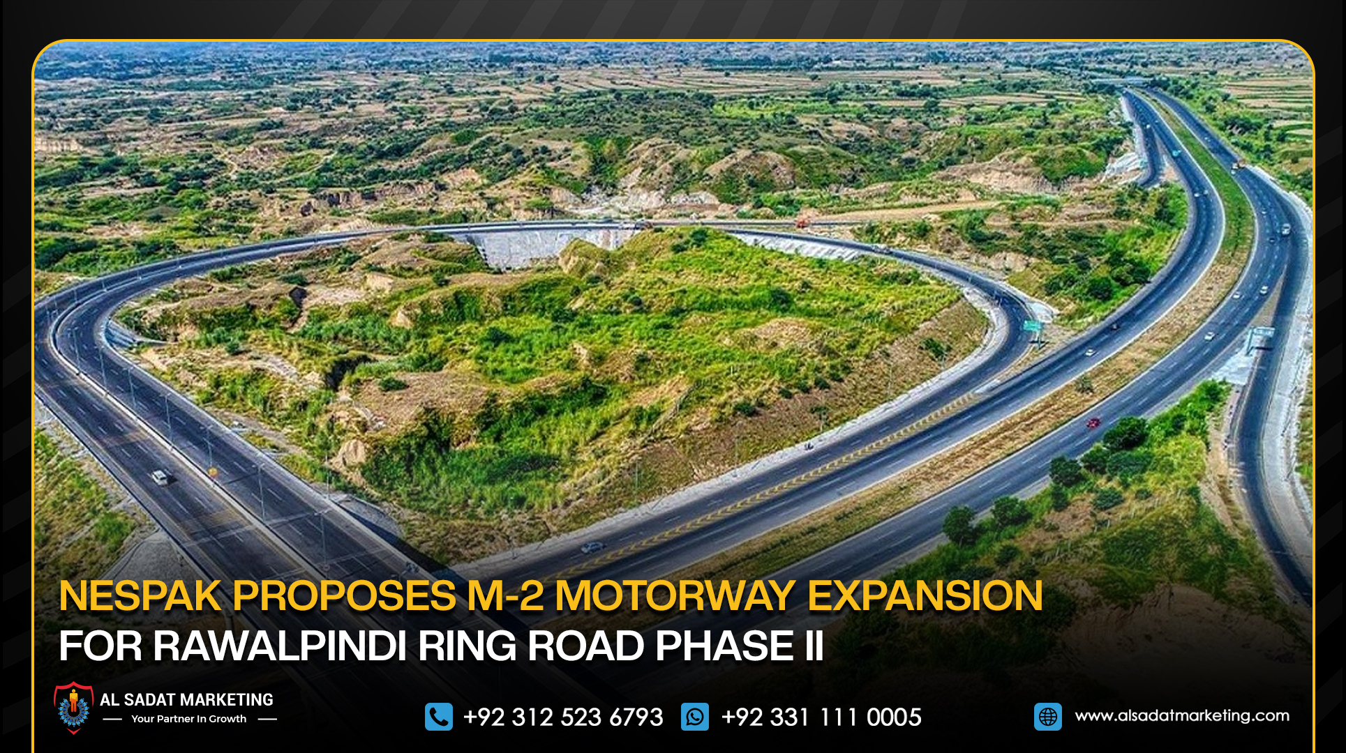 NESPAK Proposes M-2 Motorway Expansion for Rawalpindi Ring Road Phase II