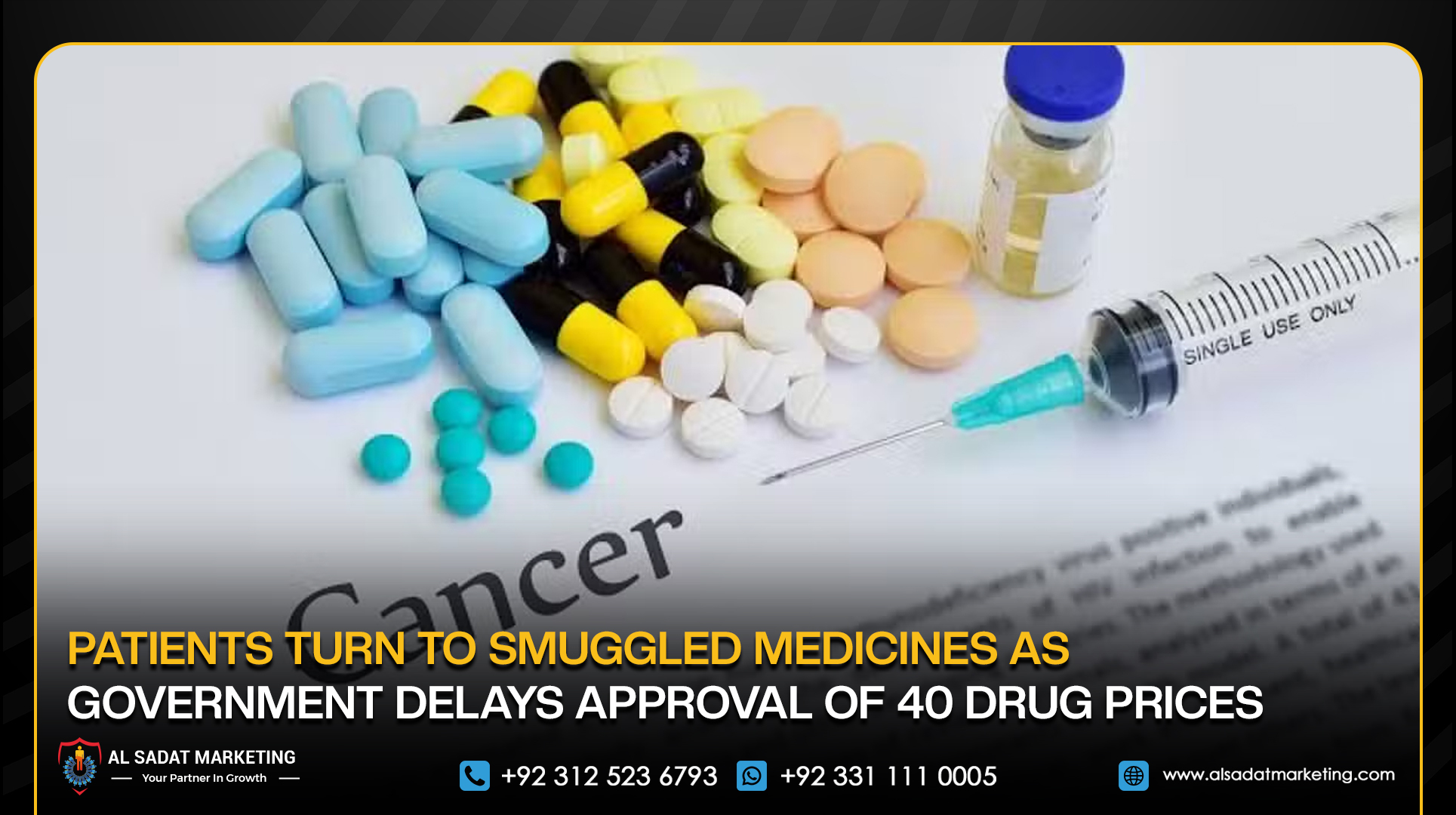 Patients Turn to Smuggled Medicines as Government Delays Approval of 40 Drug Prices